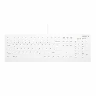 Klawiatury - CHERRY AK-C8112 klawiatura Medyczna USB QWERTY Niemiecki Biały AK-C8112-US-W/DE - miniaturka - grafika 1
