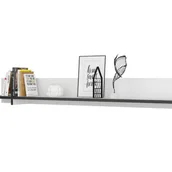 Półki do salonu - Półka wisząca CROSS 180cm biała - miniaturka - grafika 1