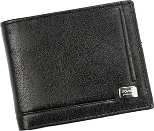 Rovicky Portfel męski poziomy ze skóry naturalnej z ochroną RFID PROTECT Rovicky Nie dotyczy - Portfele - miniaturka - grafika 1