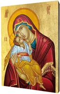 Ikony i obrazy sakralne - Ikona religijna Matka Boża Czuła - miniaturka - grafika 1