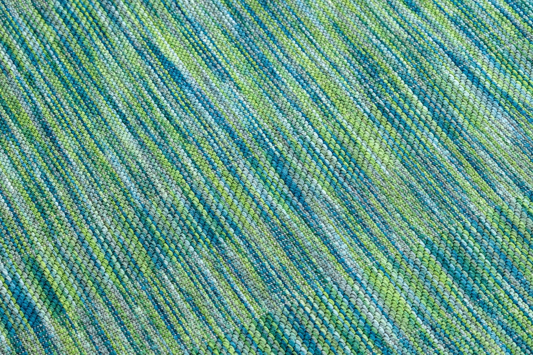 Dywan FISY nowoczesny, SZNURKOWY SIZAL 20777 Paski, melanż niebieski 120x170 cm