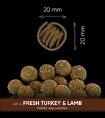 Sucha karma dla psów - SAVORY KARMA SUCHA Z INDYKIEM Z JAGNIĘCINĄ DLA PSÓW DOROSŁYCH DUŻYCH RAS 12 KG - miniaturka - grafika 1