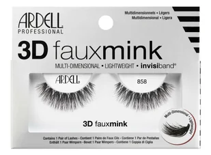 Ardell 3D Faux Mink 858 sztuczne rzęsy 1 szt dla kobiet Black - Sztuczne rzęsy i akcesoria - miniaturka - grafika 2