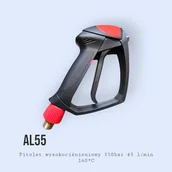 Akcesoria do myjek - Pistolet AL55 1/4"F - M22M - obrotowy 350bar 45l/min - miniaturka - grafika 1