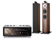 Zestawy stereo - Rose RS520 (srebrny) + 703 S3 (mokka) - miniaturka - grafika 1
