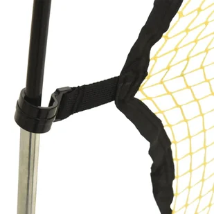 Rebounder piłkarski, czarno-żółty, 183x85x120 cm, poliester Lumarko! - Piłka nożna - miniaturka - grafika 8