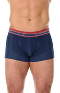Majtki męskie - Bokserki męskie Brubeck Active Wool BX10870 granatowy - miniaturka - grafika 1