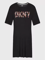 Bielizna nocna - DKNY Koszula nocna YI2322609 Czarny Regular Fit - miniaturka - grafika 1