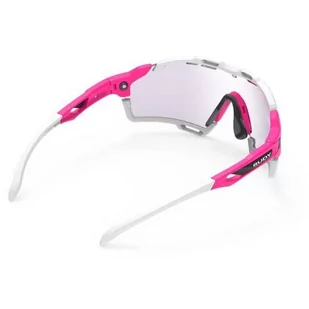 RUDY PROJECT Okulary sportowe z fotochromem CUTLINE pink fluo matte impact photochromic 2 laser purple - Okulary sportowe - miniaturka - grafika 4