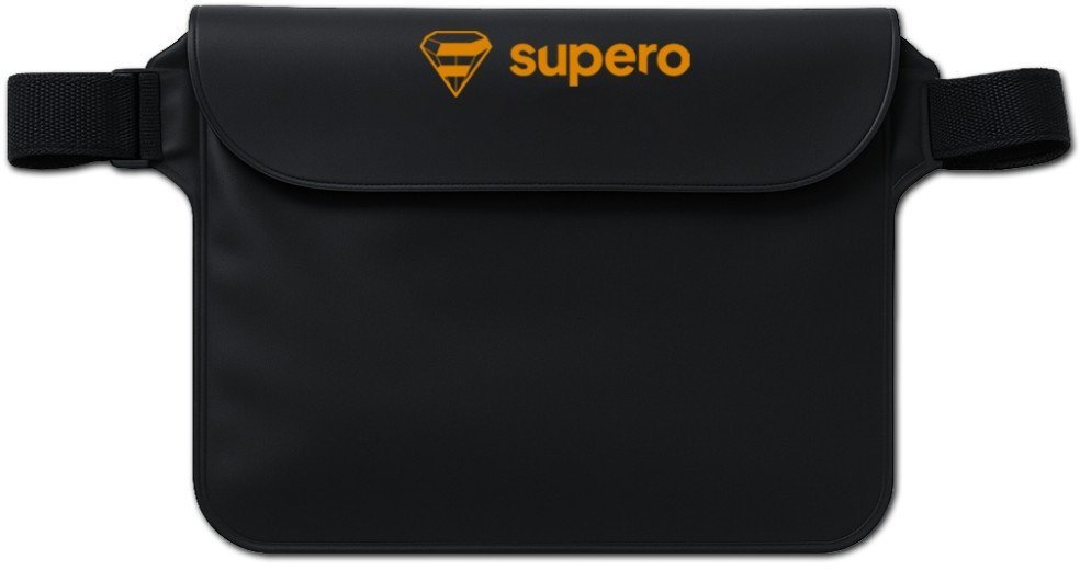 SUPERO Etui wodoszczelne na telefon, szaszetka na pas do 10