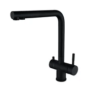 Baterie kuchenne - Bateria kuchenna WEZER EKO41C-01-BLACK z podłączeniem do filtra wody - miniaturka - grafika 1