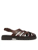 Sandały damskie - G-Star Raw Sandały WI34-23568-02 Brązowy - miniaturka - grafika 1