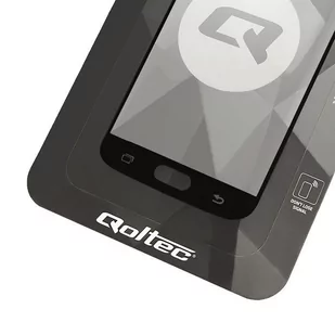 Qoltec Hartowane szkło ochronne Premium do Samsung Galaxy A3 2017 Czarne 51440 - Szkła hartowane na telefon - miniaturka - grafika 2