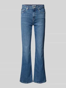 Jeansy z poszerzaną nogawką i 5 kieszeniami model ‘MEL’ - Spodnie damskie Jeansy z poszerzaną nogawką i 5 kieszeniami model ‘MEL’ - Spodnie damskie - miniaturka - grafika 1