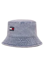 Czapki damskie - Tommy Jeans Kapelusz Tjw Heritage Denim Bucket Hat AW0AW17816 Różowy - miniaturka - grafika 1