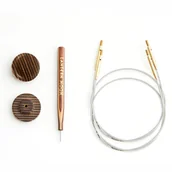 Pasmanteria - żyłka do drutów 50cm KNITPRO obrotowa 360 - 2szt - miniaturka - grafika 1