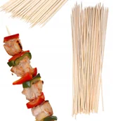 Inne sztućce - Patyczki do szaszłyków szpikulce drewniane 30 cm - miniaturka - grafika 1