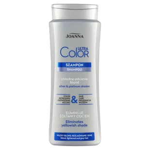 Joanna Ultra Color System Szampon do włosów blond, rozjaśnianych i siwych 400ml - Szampony do włosów - miniaturka - grafika 1