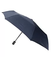 Parasole - Składany parasol męski SMATI - automatyczne otwieranie i zamykanie; Żebra z włókna szklanego; Wiatroszczelny; Wytrzymały; Średnica=97cm; Świetny klasyk; Pokrowiec ochronny; Kolor: Granatowy. Wiatrosz - miniaturka - grafika 1