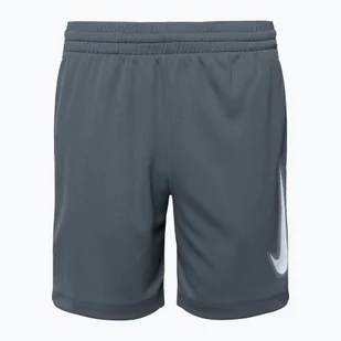Spodenki dziecięce Nike Dri-Fit Multi smoke grey/white/white - Spodnie i spodenki dla dziewczynek - miniaturka - grafika 1