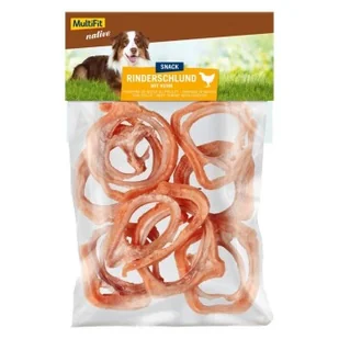 MultiFit native Gardło wołowe 50 g Kurczak 8x50 g - Przysmaki dla psów - miniaturka - grafika 1