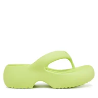 Klapki i japonki damskie - Japonki Melissa Melissa Free Fuzzy Platform Ad M 35875 Żółty - miniaturka - grafika 1