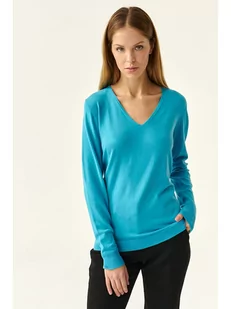 TATUUM Sweter w kolorze błękitnym - Swetry damskie - miniaturka - grafika 1