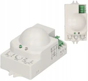 Orno Wewnętrzny Czujnik Ruchu Mikrofalowy 360st. IP20 1200W Natynkowy - Akcesoria do oświetlenia - miniaturka - grafika 1