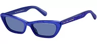 Okulary przeciwsłoneczne - Marc Jacobs Damskie okulary przeciwsłoneczne Marc 499/S, Niebieski mop, 51 EU - miniaturka - grafika 1