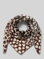 Apaszki i szaliki damskie - Chusta z detalem z logo - miniaturka - grafika 1