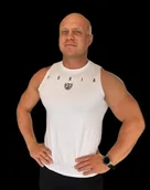 Koszulki sportowe męskie - Tank top bezrękawnik biały Furia - miniaturka - grafika 1