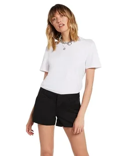 Volcom Damskie szorty Frochickie Legere czarny czarny 31 - Spodenki damskie - miniaturka - grafika 1