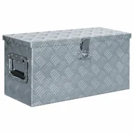 Skrzynki i torby narzędziowe - Aluminiowa skrzynia, 61,5 x 26,5 x 30 cm, srebrna - miniaturka - grafika 1