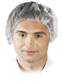 Odzież robocza - RAW-POL Czepek z polipropylenu /naleśnik/ 100szt - miniaturka - grafika 1