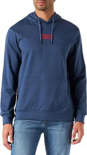 WRANGLER HOODIE DARK DENIM W6X5HAXTG XL - Bluzy męskie - miniaturka - grafika 1