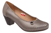 Czółenka - Czółenka AXEL Comfort 1593 Perła buty na haluksy na obcasie Kosela Medic 9593 - miniaturka - grafika 1