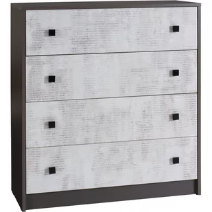 Komoda 11 Tommy Jurek Meble Enigma, Grafit - Komody - miniaturka - grafika 1