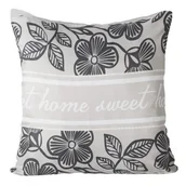 Poszewki na poduszki - Poszewka dekoracyjna MARLEY 45 x 45 cm stalowa 2 sztuki - miniaturka - grafika 1