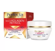 Kremy do twarzy - Perfecta Multikolagen Retinol krem na dzień i na noc 40+ 50ml - miniaturka - grafika 1