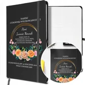 Notesy i bloczki - NOTES A5 z Gumką Prezent DZIEŃ NAUCZYCIELA Wzory - miniaturka - grafika 1