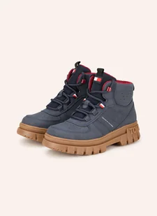 Tommy Hilfiger Botki Sznurowane blau - Botki damskie - miniaturka - grafika 1