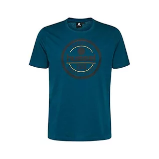 Koszulki męskie - Hummel męski hmlbirk S/S T-Shirt, niebieski, s 203460-8616 - grafika 1