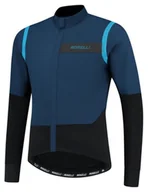 Kurtki męskie - Męska Kurtka Rowerowa Rogelli Winterjacket Infinite | Blue/Black - Rozmiar Xxl - miniaturka - grafika 1