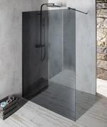 Kabiny prysznicowe - GELCO Kabina prysznicowa narożna VARIO BLACK WALK IN 80x200 profil czarny mat szkło dymione z powłoką Coated Glass bez wspornika GX1380GX1014 - miniaturka - grafika 1