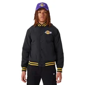 Kurtki damskie - Kurtka bomberka New Era NBA Los Angeles Lakers Script Bomber Jacket - 60332205-M - miniaturka - grafika 1