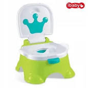 Nocniki - Nocnik z pojemnikiem 4w1 tron nakładka wc taboret zielony u373Z - miniaturka - grafika 1