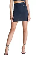 Spódnice - Gianni Kavanagh Damska spódnica Navy Blue Gk Iron Skirt Rock, granatowa, rozmiar XS - miniaturka - grafika 1