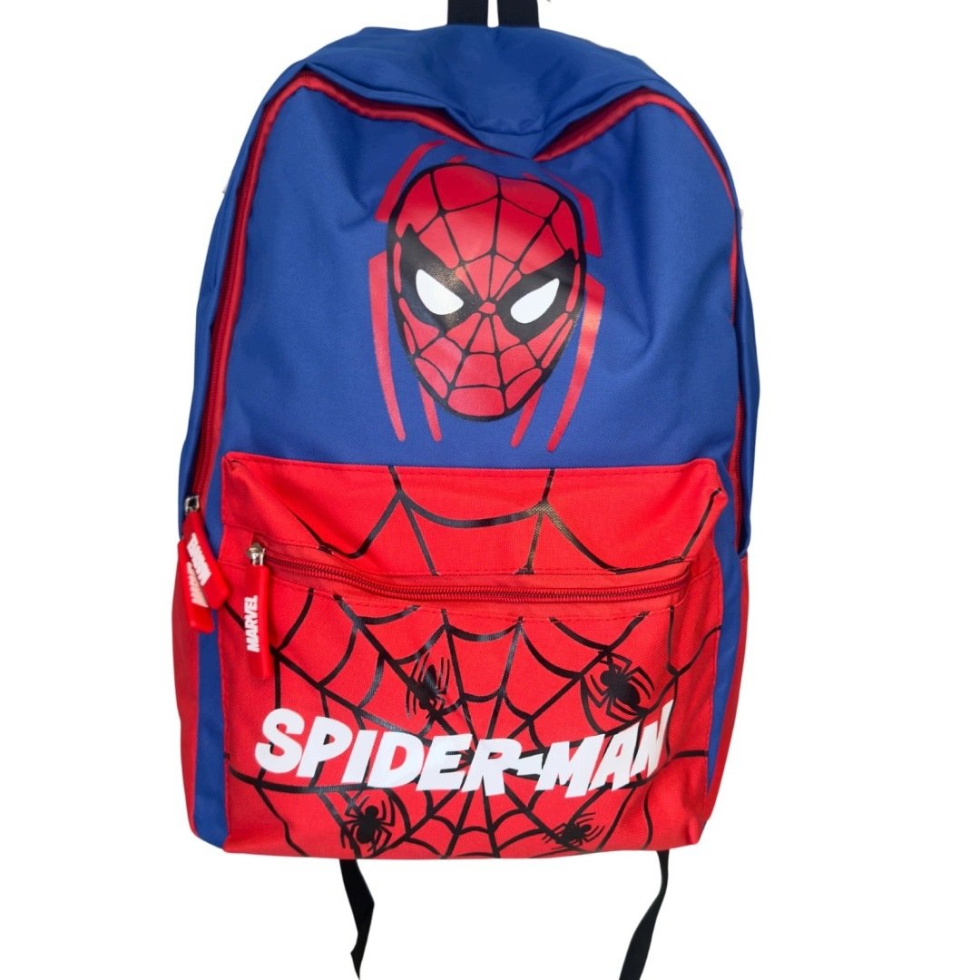 Plecak Szkolny Na Suwak Spiderman Marvel Czerwono Niebieski