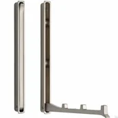 Wieszaki i stojaki - Wieszak meblowy wpuszczany 2227 64 Srebrny Szczotkowany - miniaturka - grafika 1