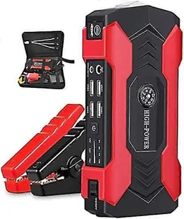 Car Jump Starter, 28000mah Przenośny rozrusznik akumulatora samochodowego do wszystkich silników benzynowych / 8.0L 12v Battery Booster z odwrotnym... - Urządzenia Rozruchowe - Jump startery - miniaturka - grafika 1